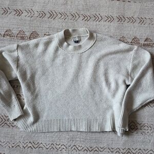 American Eagle Outfitters Cream Women's Sweatshirt